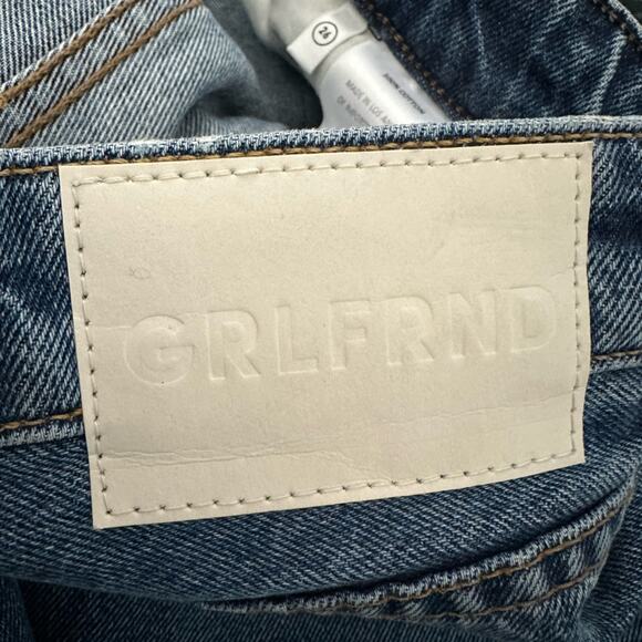 GRLFND x Revolve Amanda Jeans Distressed Straight Leg 90s High Waist Scandi 26 - Picture 10 of 13